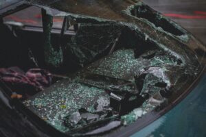 car hits house
